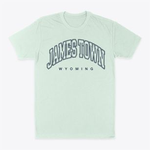 James Town Wyoming Inline Classic Dad T-Shirt
