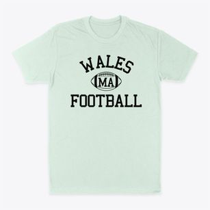 Wales Massachusetts Football Classic Dad T-Shirt