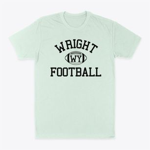 Wright Wyoming Football Classic Dad T-Shirt