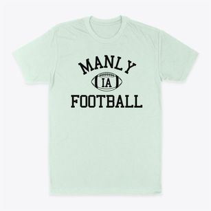 Manly Iowa Football Classic Dad T-Shirt