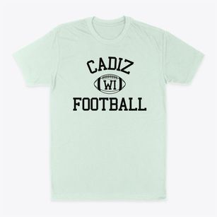 Cadiz Wisconsin Football Classic Dad T-Shirt
