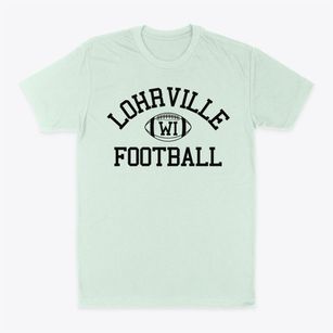 Lohrville Wisconsin Football Classic Dad T-Shirt