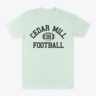 Cedar Mill Oregon Football Classic Dad T-Shirt