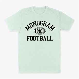 Monogram North Carolina Football Classic Dad T-Shirt