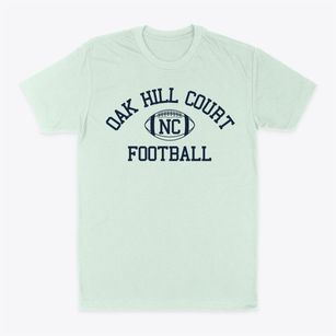 Oak Hill Court North Carolina Football Classic Dad T-Shirt