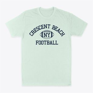Crescent Beach New York Football Classic Dad T-Shirt