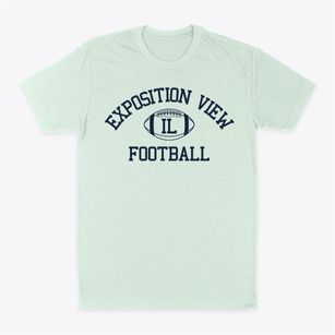 Exposition View Illinois Football Classic Dad T-Shirt