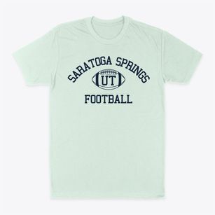 Saratoga Springs Utah Football Classic Dad T-Shirt