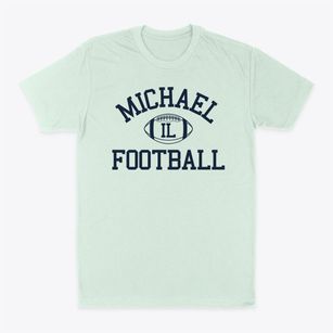Michael Illinois Football Classic Dad T-Shirt