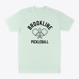 Brookline Massachusetts Pickleball Classic Dad T-Shirt