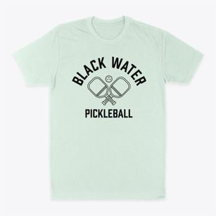 Black Water North Carolina Pickleball Classic Dad T-Shirt
