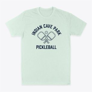 Indian Cave Park North Carolina Pickleball Classic Dad T-Shirt