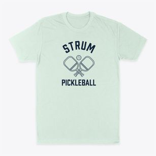 Strum Wisconsin Pickleball Classic Dad T-Shirt