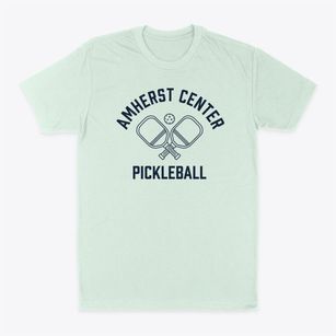 Amherst Center Massachusetts Pickleball Classic Dad T-Shirt