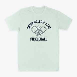 Snow Hollow Lake Missouri Pickleball Classic Dad T-Shirt