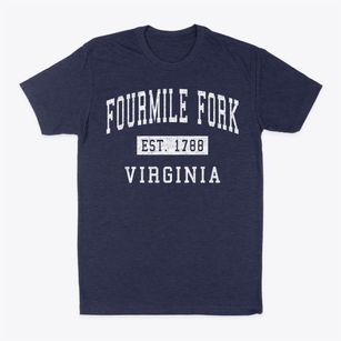 Fourmile Fork Virginia Classic Established Classic Dad T-Shirt