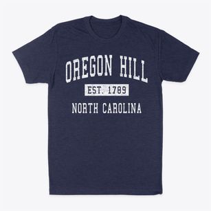 Oregon Hill North Carolina Classic Established Classic Dad T-Shirt