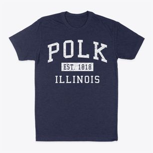 Polk Illinois Classic Established Classic Dad T-Shirt
