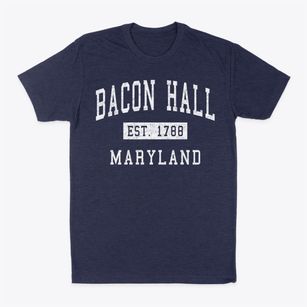 Bacon Hall Maryland Classic Established Classic Dad T-Shirt