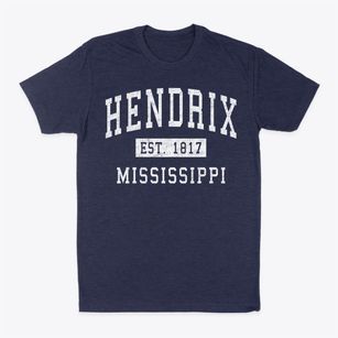 Hendrix Mississippi Classic Established Classic Dad T-Shirt