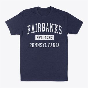 Fairbanks Pennsylvania Classic Established Classic Dad T-Shirt