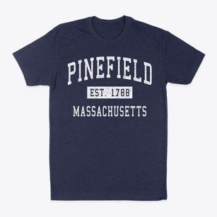Pinefield Massachusetts Classic Established Classic Dad T-Shirt