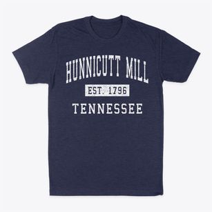 Hunnicutt Mill Tennessee Classic Established Classic Dad T-Shirt