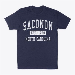 Saconon North Carolina Classic Established Classic Dad T-Shirt