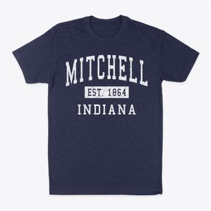 Mitchell Indiana Classic Established Classic Dad T-Shirt