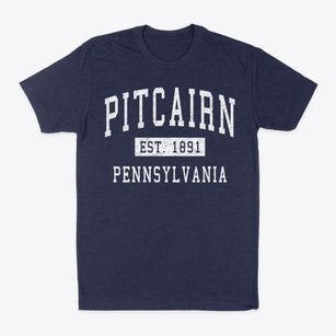 Pitcairn Pennsylvania Classic Established Classic Dad T-Shirt