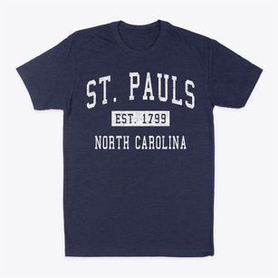 St. Pauls North Carolina Classic Established Classic Dad T-Shirt