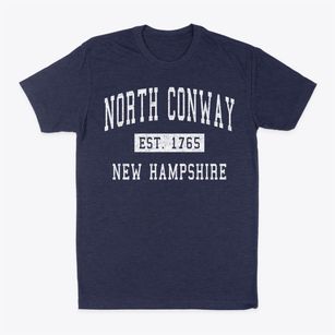 North Conway New Hampshire Classic Established Classic Dad T-Shirt