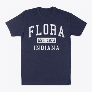 Flora Indiana Classic Established Classic Dad T-Shirt
