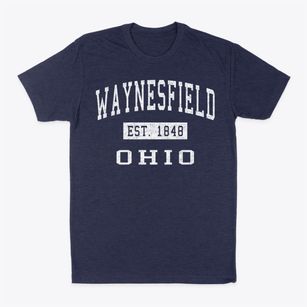 Waynesfield Ohio Classic Established Classic Dad T-Shirt