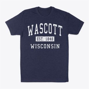 Wascott Wisconsin Classic Established Classic Dad T-Shirt