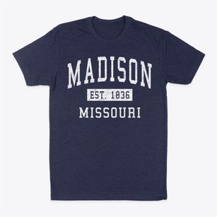 Madison Missouri Classic Established Classic Dad T-Shirt