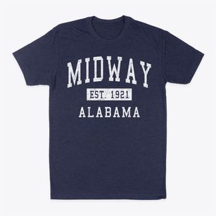 Midway Alabama Classic Established Classic Dad T-Shirt