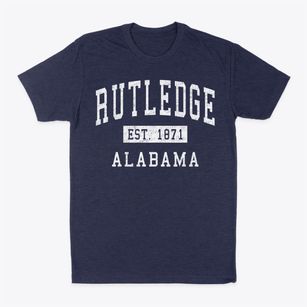 Rutledge Alabama Classic Established Classic Dad T-Shirt