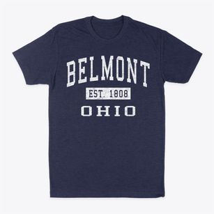 Belmont Ohio Classic Established Classic Dad T-Shirt