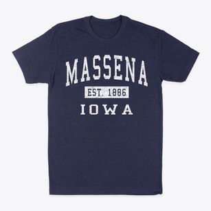 Massena Iowa Classic Established Classic Dad T-Shirt