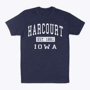 Harcourt Iowa Classic Established Classic Dad T-Shirt