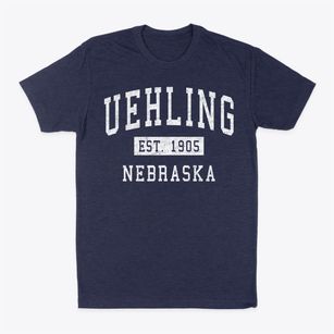 Uehling Nebraska Classic Established Classic Dad T-Shirt