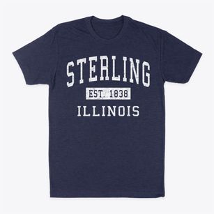 Sterling Illinois Classic Established Classic Dad T-Shirt