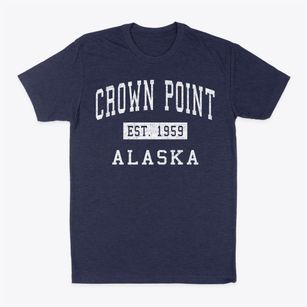 Crown Point Alaska Classic Established Classic Dad T-Shirt