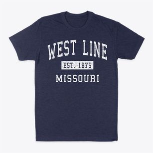 West Line Missouri Classic Established Classic Dad T-Shirt