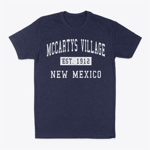 Mccartys Village New Mexico Classic Established Classic Dad T-Shirt