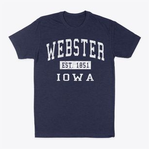Webster Iowa Classic Established Classic Dad T-Shirt
