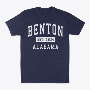 Benton Alabama Classic Established Classic Dad T-Shirt