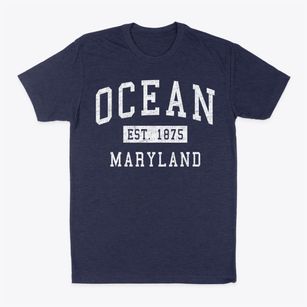 Ocean Maryland Classic Established Classic Dad T-Shirt