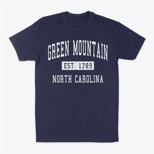 Green Mountain North Carolina Classic Established Classic Dad T-Shirt